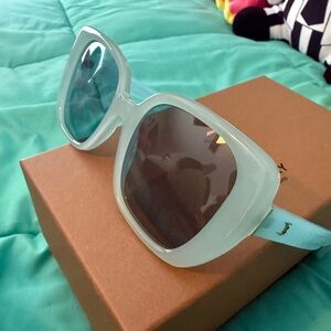 Burberry Light Blue Women's Sunglasses